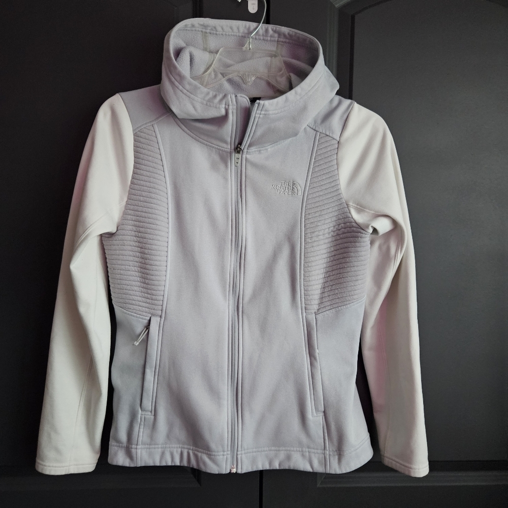 The North Face Women's Jacket - Light Gray and White